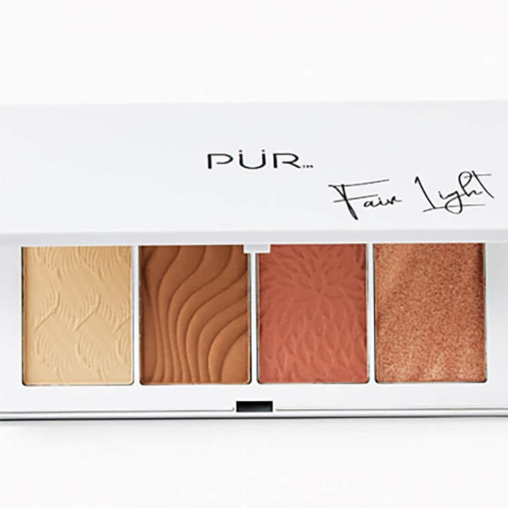 PUR 4 in 1 Skin Perfecting Powders Fair/Light Bronzer Highlighter Blush Setting